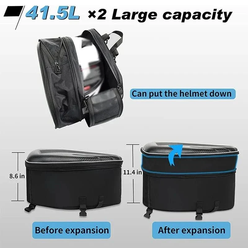 Skanto | Wasserdichte Motorrad-Satteltaschen mit großem Stauraum