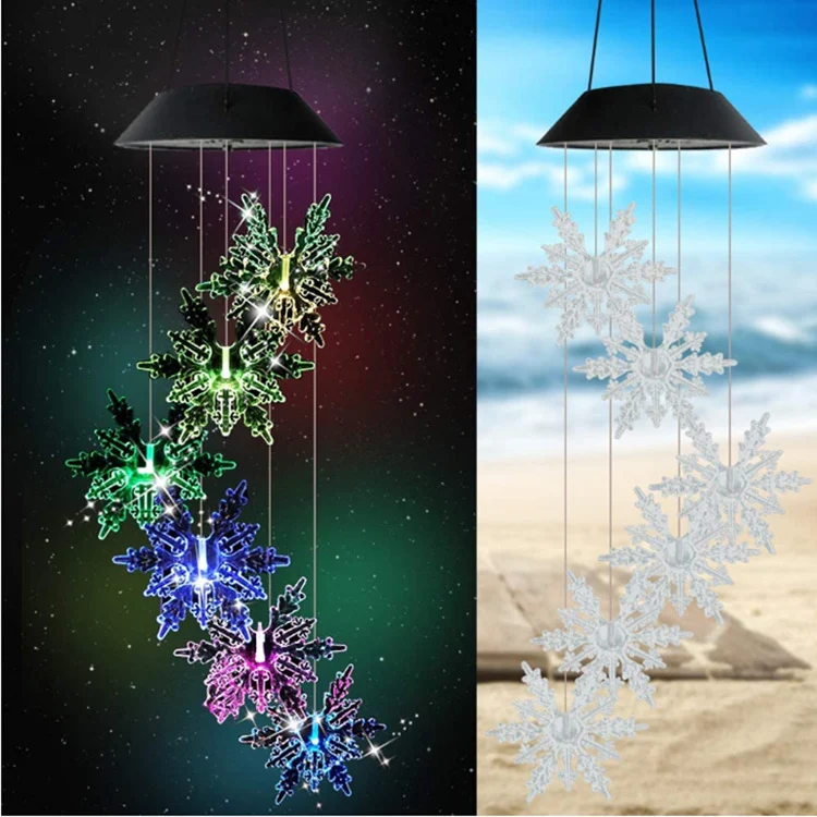 LED-Solar-Schmetterlings-Windspiel Garten-Hängeleuchte Skanto