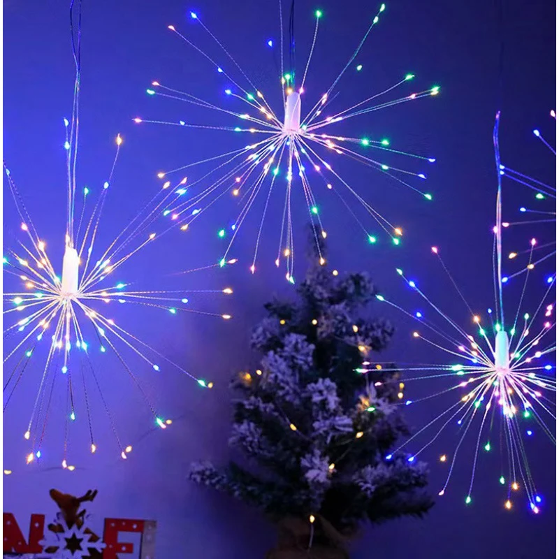 Hängende LED-Sternenexplosion-Glasfaser-Pendelleuchte Skanto