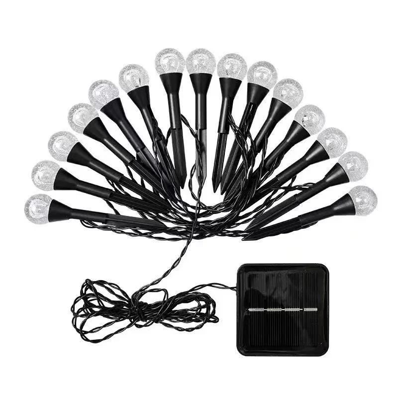Halbmond Solar-Gartenstecker mit strukturiertem Acryl-Diffusor und warmweißer LED Skanto