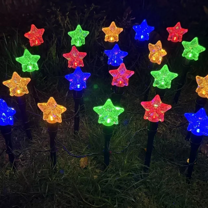 Halbmond Solar-Gartenstecker mit strukturiertem Acryl-Diffusor und warmweißer LED Skanto