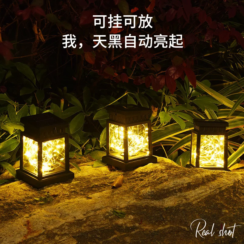 Solar-Laterne mit realistischer Flammen-LED und wasserdichtem Outdoor-Design Skanto