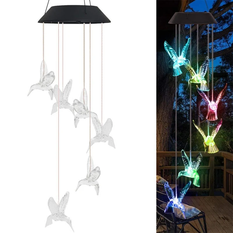 Dekoratives Flamingo Hängemobile Windspiel Gartendeko Skanto