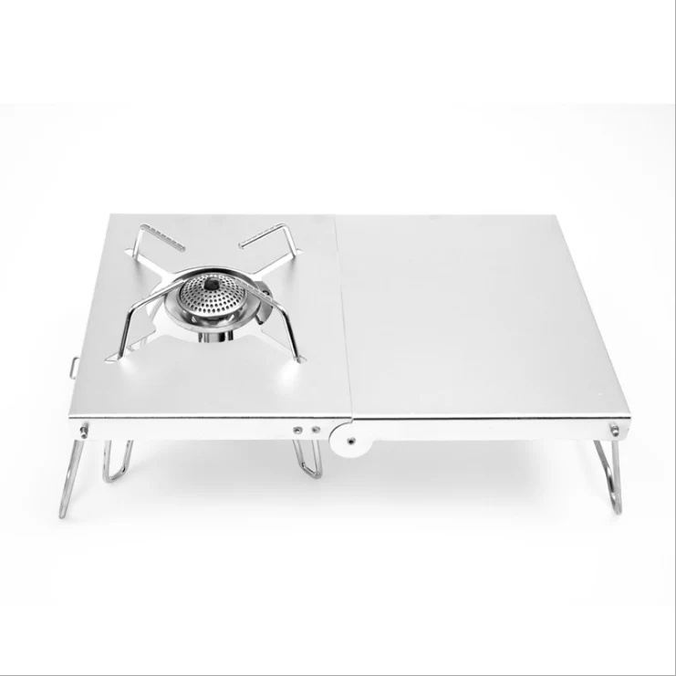 Tragbarer Gasherd mit faltbarem Design und stabiler Aluminiumoberfläche Skanto