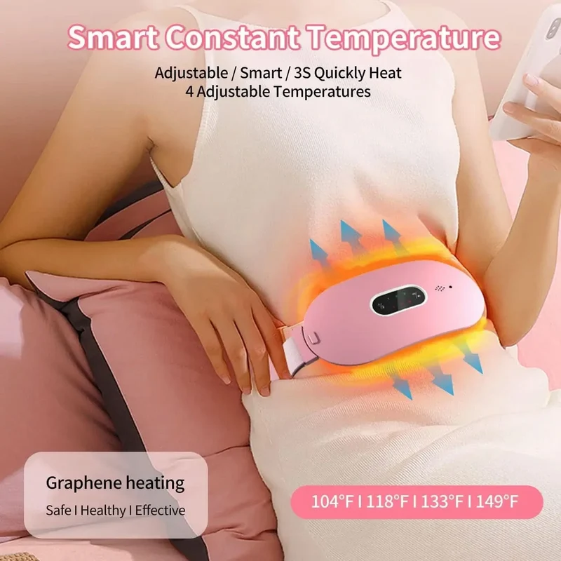 Skanto | Linderung von Menstruations- & Bauchschmerzen mit Graphen-Wärme & Vibrationsmassage