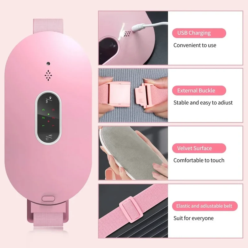 Skanto | Linderung von Menstruations- & Bauchschmerzen mit Graphen-Wärme & Vibrationsmassage