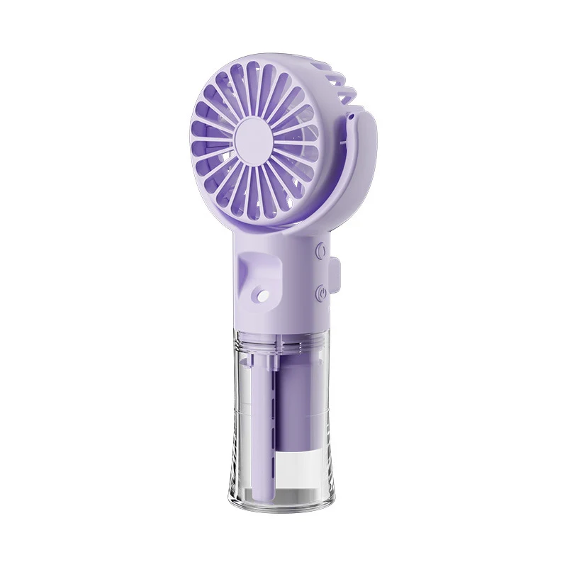 Unisex Tragbarer Mini-Ventilator mit Sprühfunktion und abnehmbarem Wassertank USB-Ladefunktion Skanto