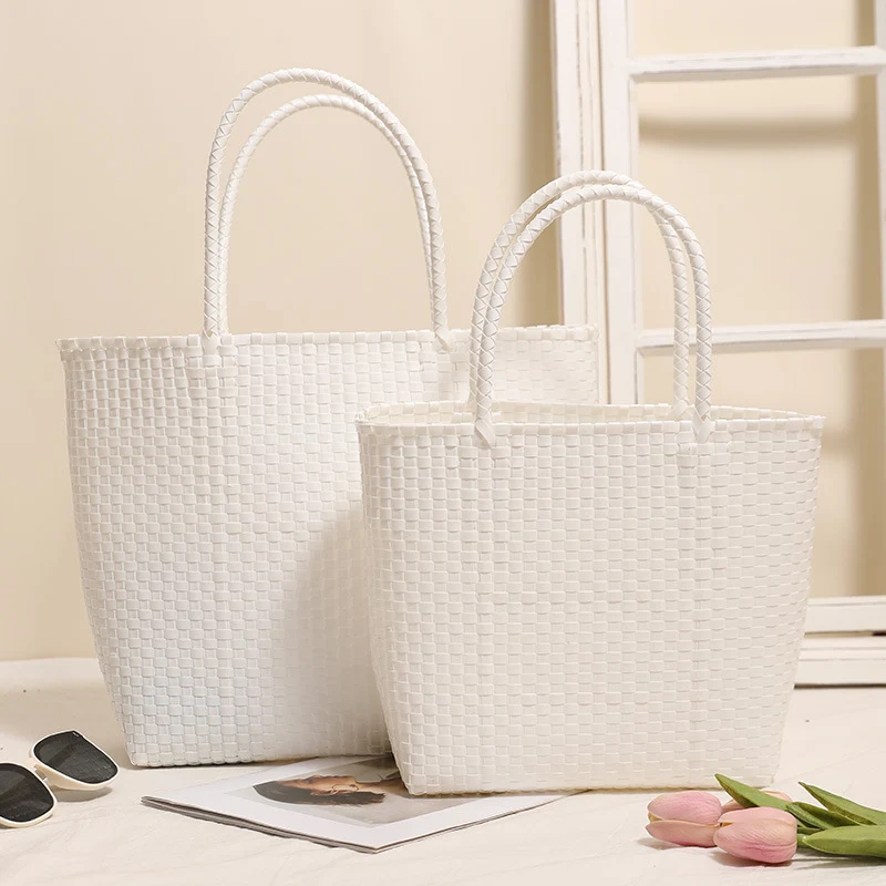 Geflochtene Freizeit-Shopper-Tasche Skanto