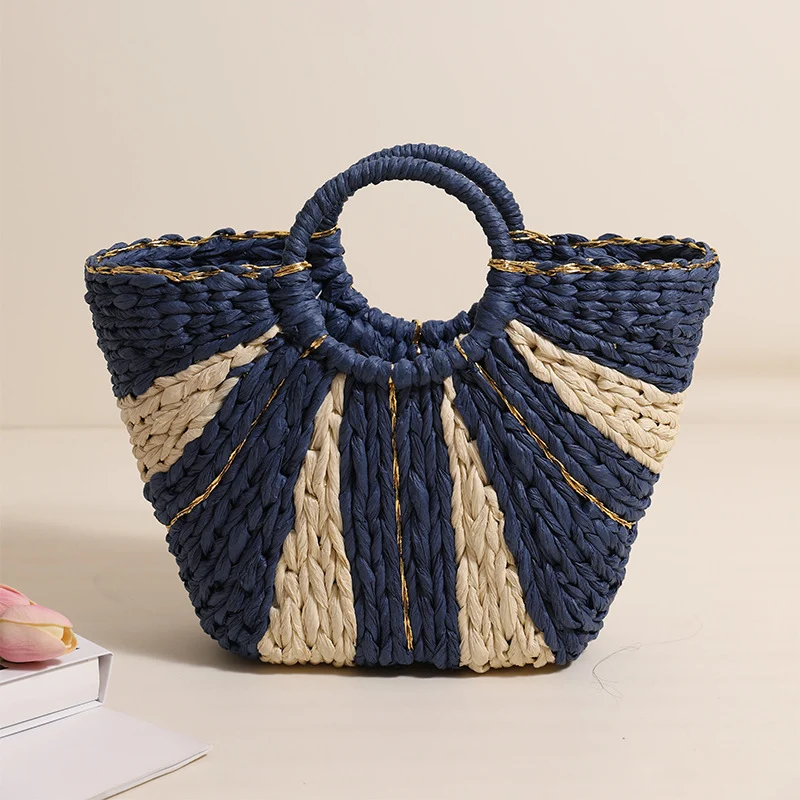 Handgemachte Korbtasche im modernen Design Skanto