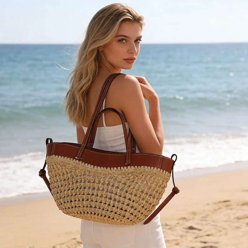 Handgemachte Strohtasche Skanto