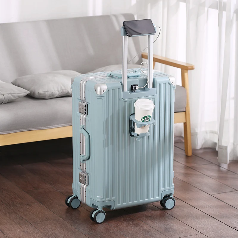 Unisex Eleganter und strapazierfähiger TSA-freundlicher Hartschalen-Handgepäckkoffer Skanto