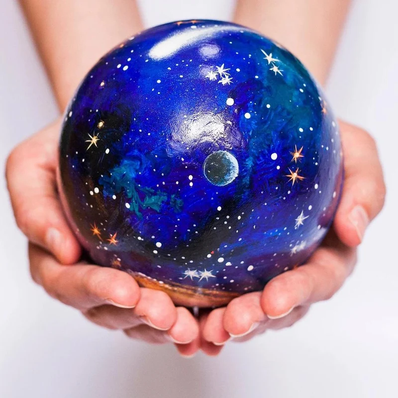Skanto Holz-Planeten-Set – Lernspielzeug für Kinder