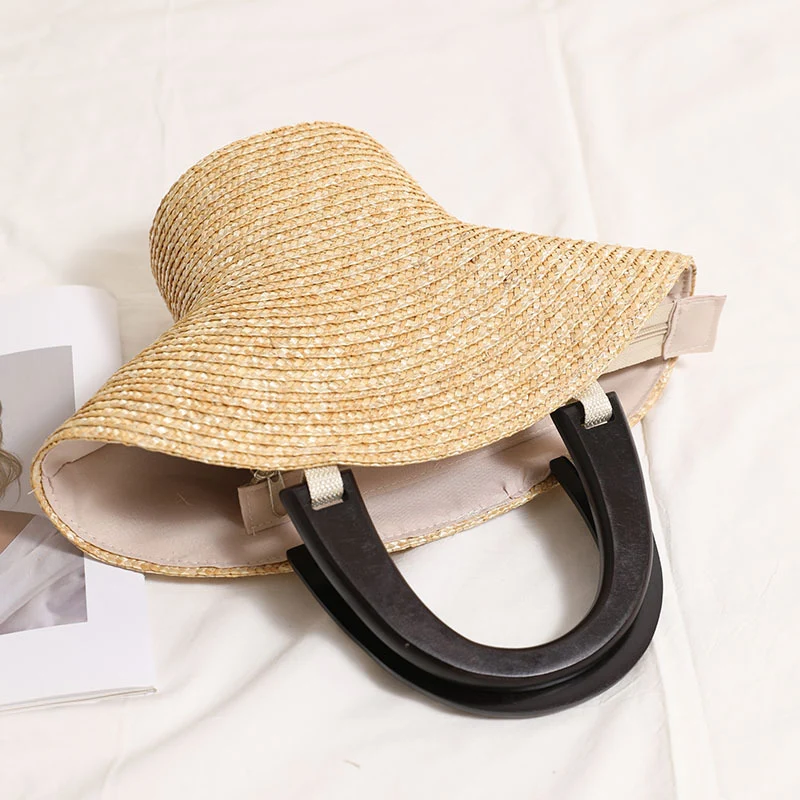 Moderne Handtasche mit stilvollen Kunststoffgriffen Skanto