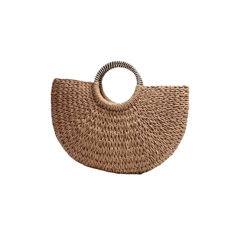 Elegante Korbtasche mit Muschel-Dekor Skanto