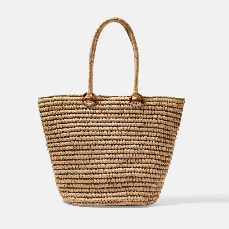Handgefertigte Rattan-Korbtasche mit modernem Design Skanto