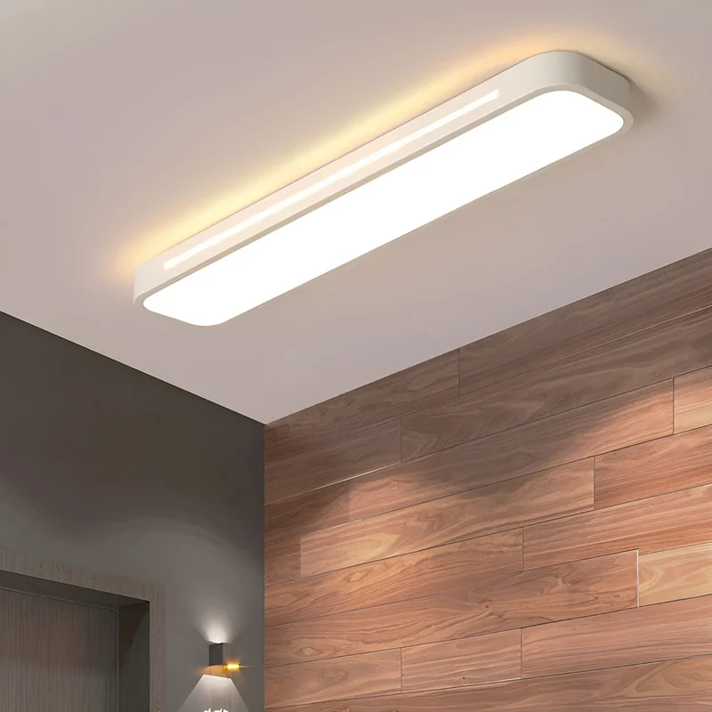 Rechteckige Deckenlampe – Klare Linien & modernes Design | Perfekt für Wohnzimmer und Essbereich | Skanto
