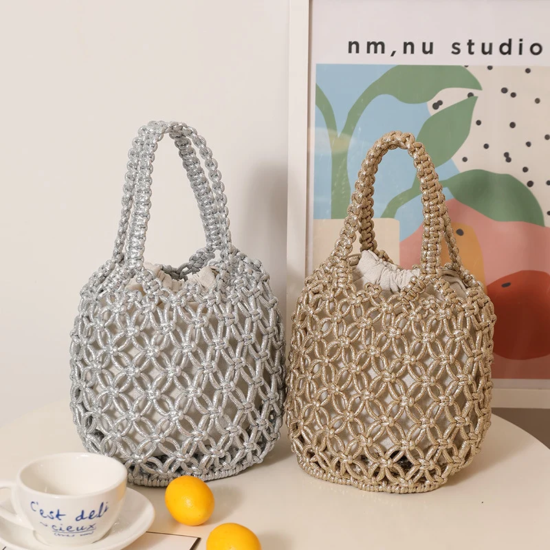 Trendige Shopper-Tasche mit einzigartigem Netzdesign Skanto