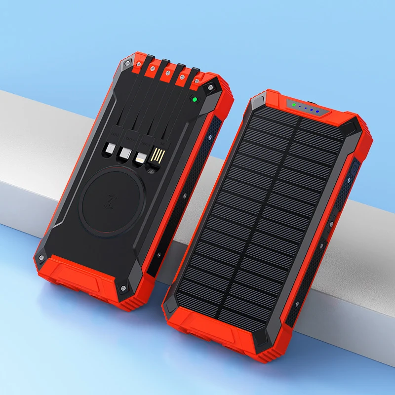 Powerbank mit solarbetriebenem Schnellladegerät Skanto