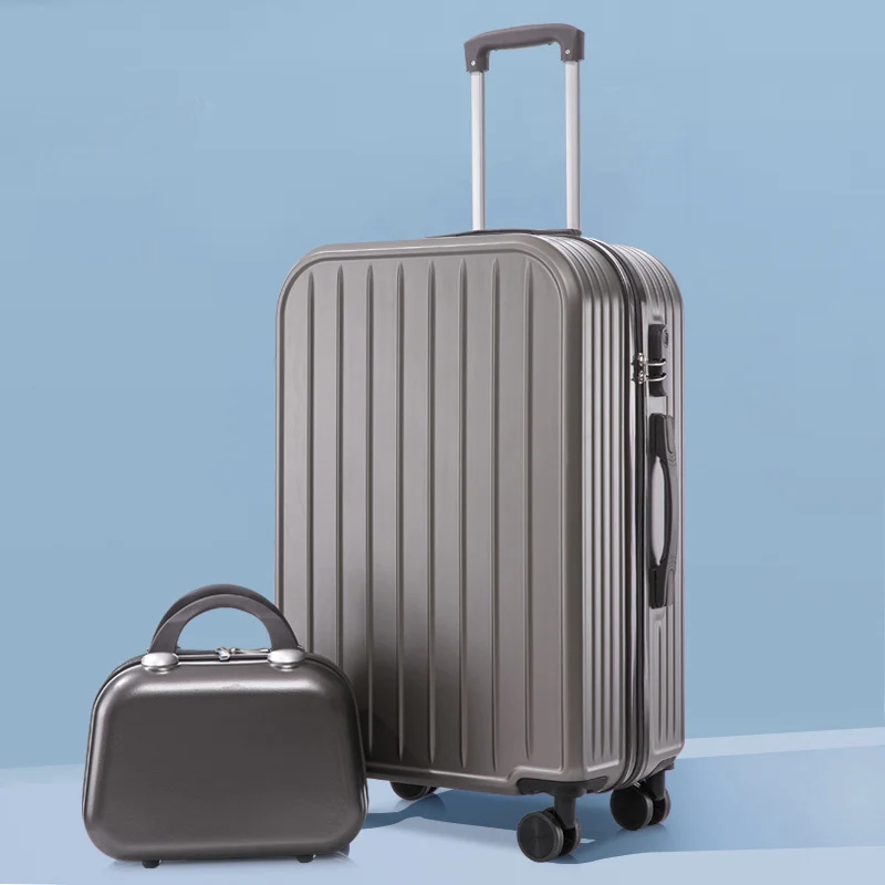 Unisex Leiser geriffelter Hartschalenkoffer Skanto