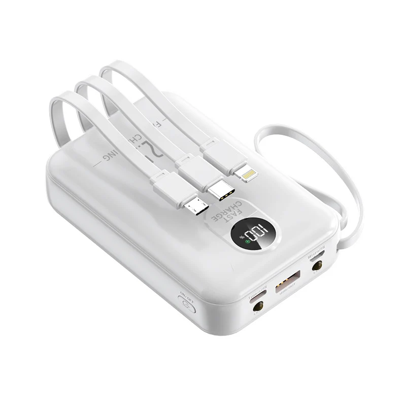 Tragbare Powerbank mit Schnellladefunktion und LED-Anzeige Skanto