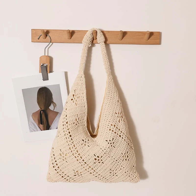 Handgeknüpfte V-Design Tote Bag Skanto