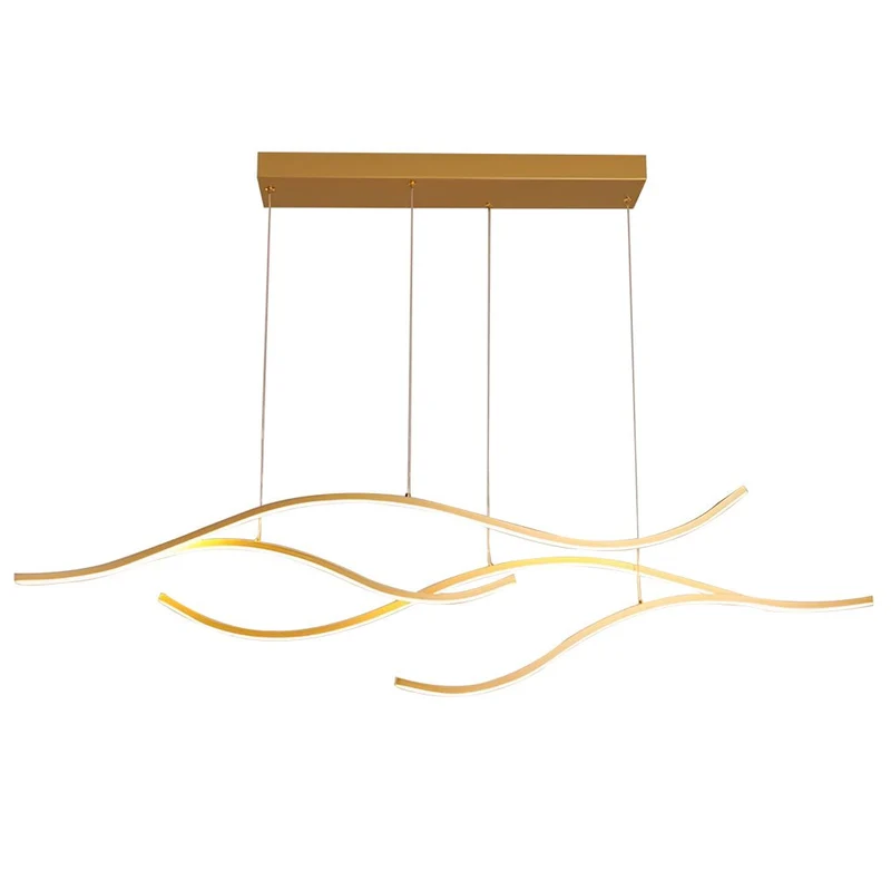 Skanto | Designer-LED-Deckenleuchte mit wellenförmiger Krümmung