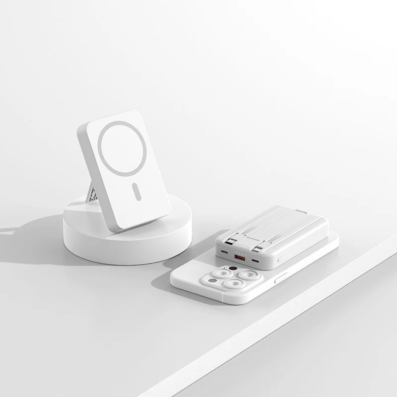 Tragbare MagSafe Powerbank mit integriertem Ständer Skanto