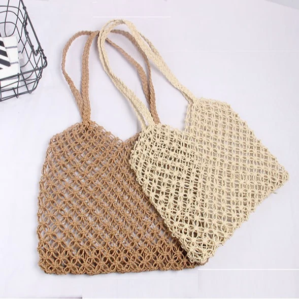 Strukturierte Rattan-Henkeltasche Skanto