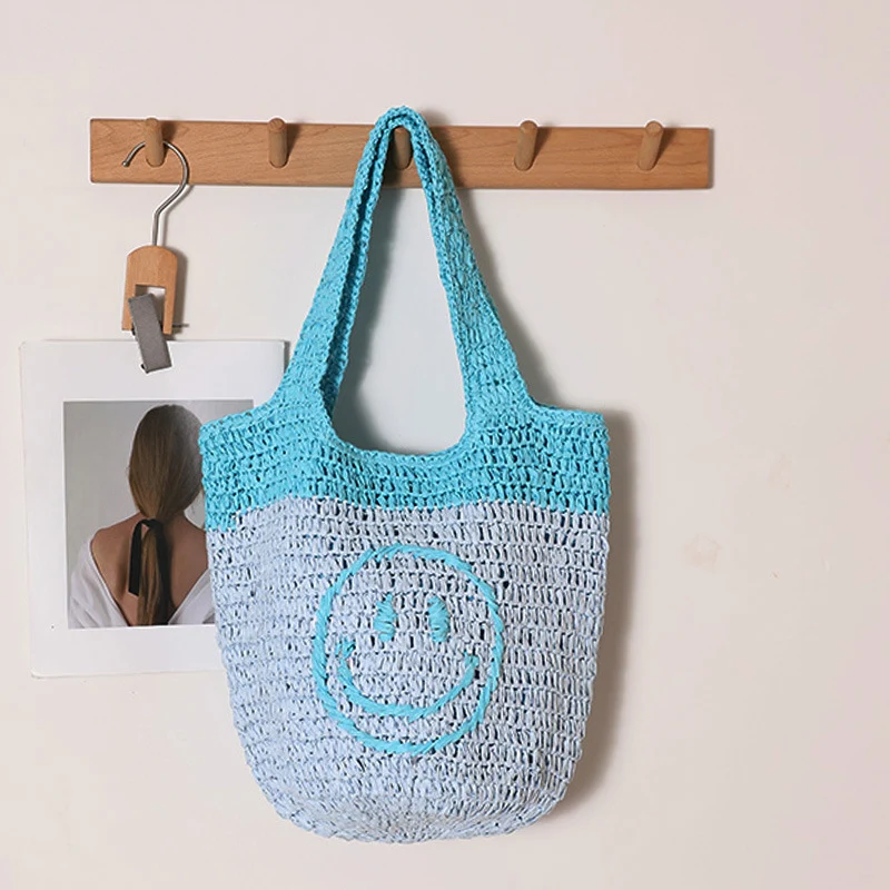 Handgeknüpfte Tragetasche im entspannten Design Skanto