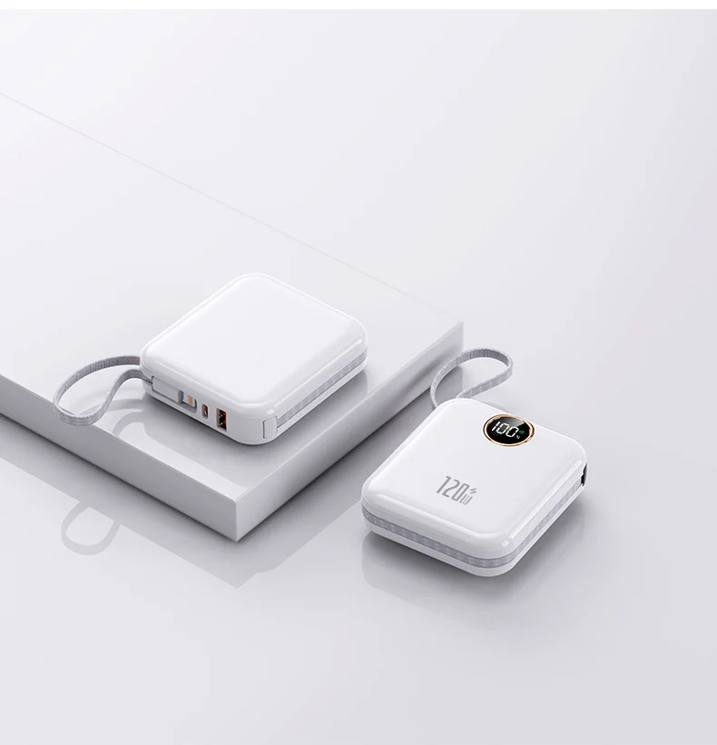 Tragbare Powerbank mit Digitalanzeige und hoher Kapazität Skanto