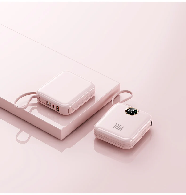Tragbare Powerbank mit Digitalanzeige und hoher Kapazität Skanto