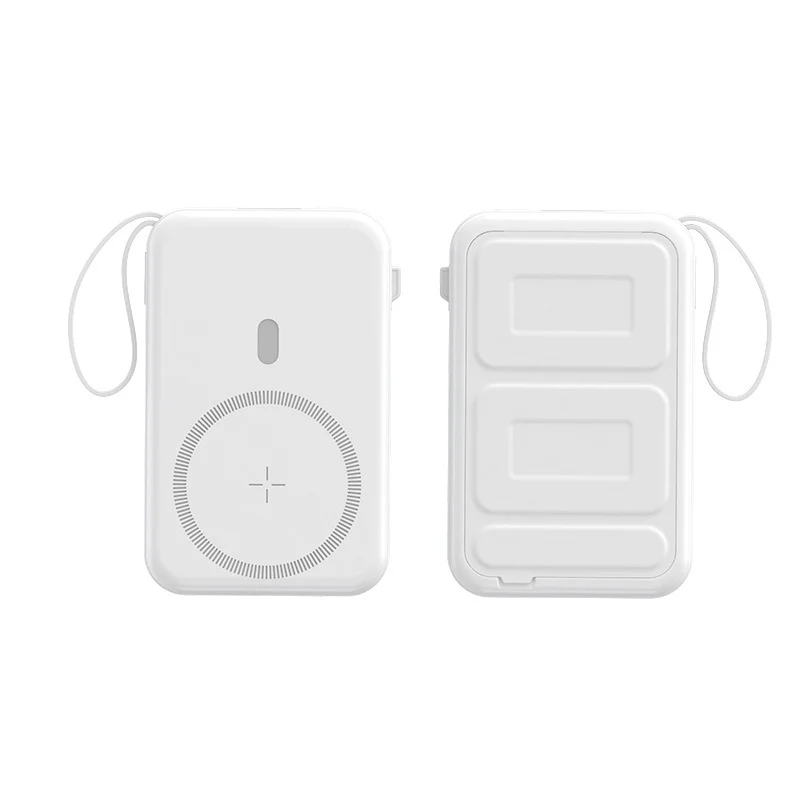 Tragbare kabellose Powerbank mit integriertem Ladepad Skanto
