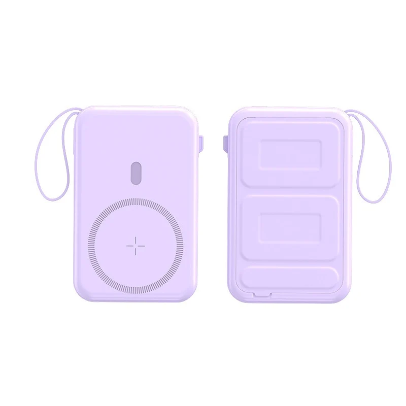 Tragbare kabellose Powerbank mit integriertem Ladepad Skanto