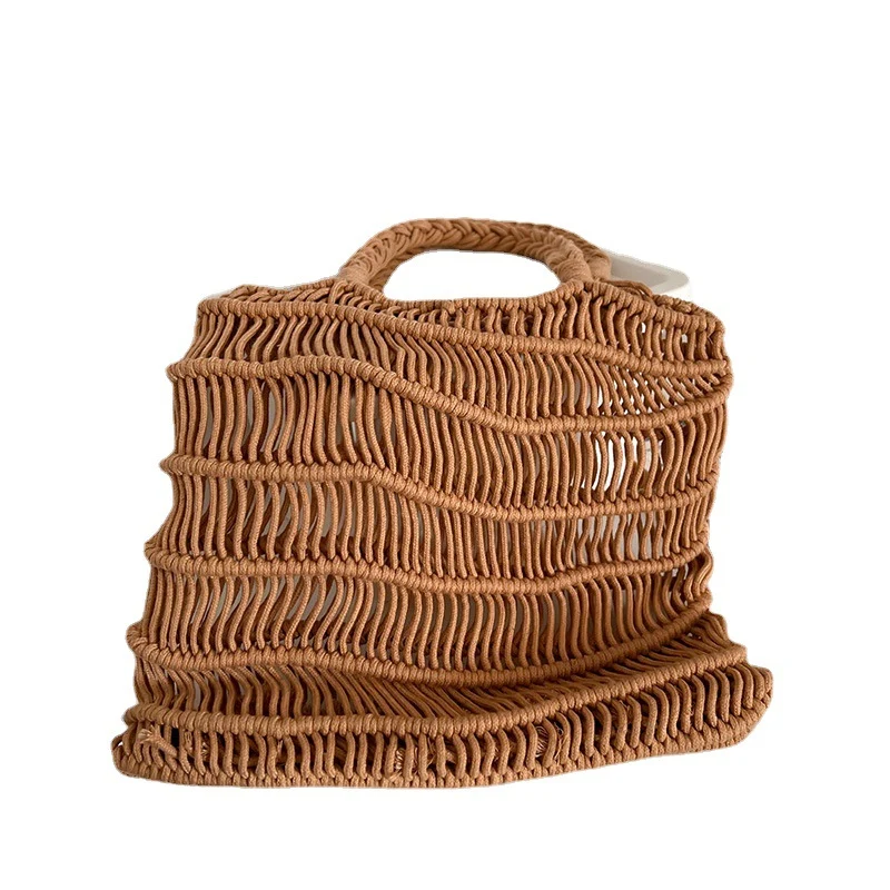 Handgemachte Korbtasche mit geflochtenem Design Skanto