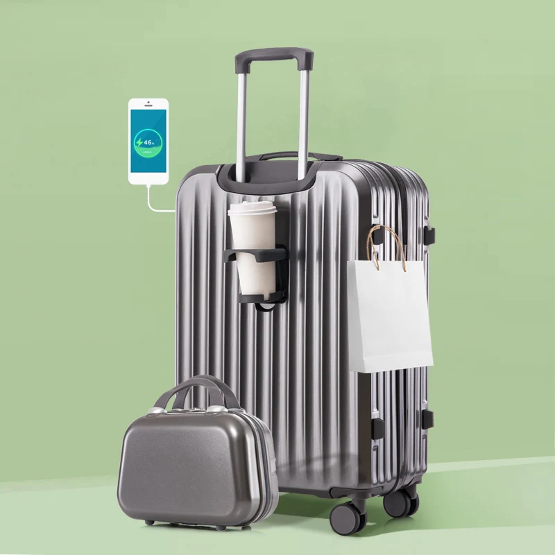 Unisex Smarter Hartschalen-Reisekoffer mit Ladefunktion Skanto