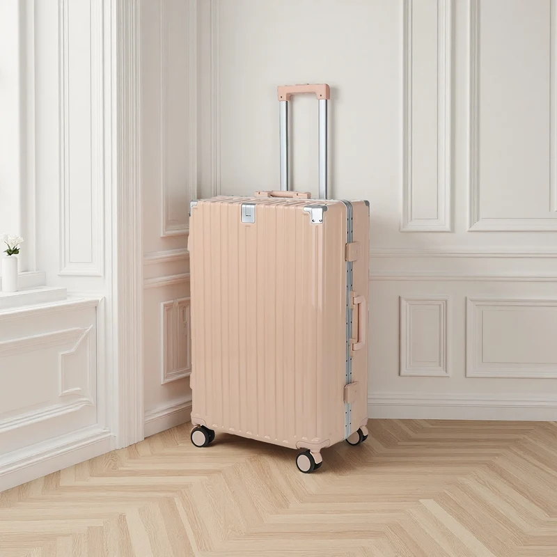 Unisex Robuster Hartschalen-Reisekoffer mit mehreren Rollen Skanto