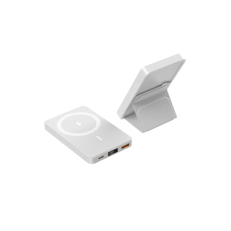Kabellose Schnelllade-Powerbank mit Digitalanzeige Skanto