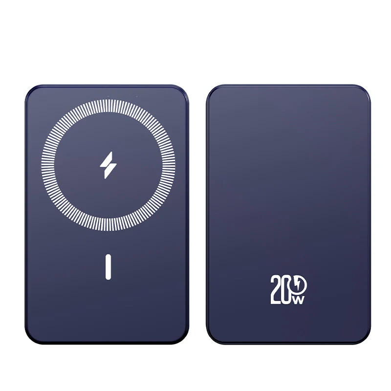 Kabellose Schnelllade-Powerbank mit Digitalanzeige Skanto