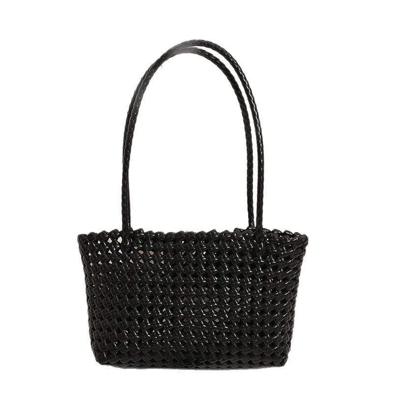 Geflochtene Strandtasche mit praktischem Faltmechanismus Skanto