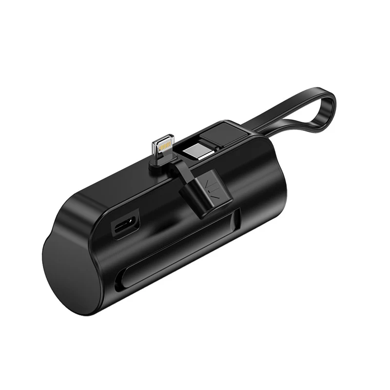 Tragbare Powerbank mit integriertem Kabel Skanto