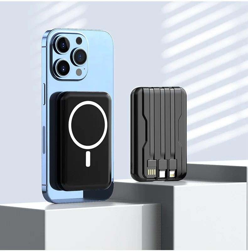 Tragbare MagSafe Powerbank mit integrierter Schnellladefunktion Skanto