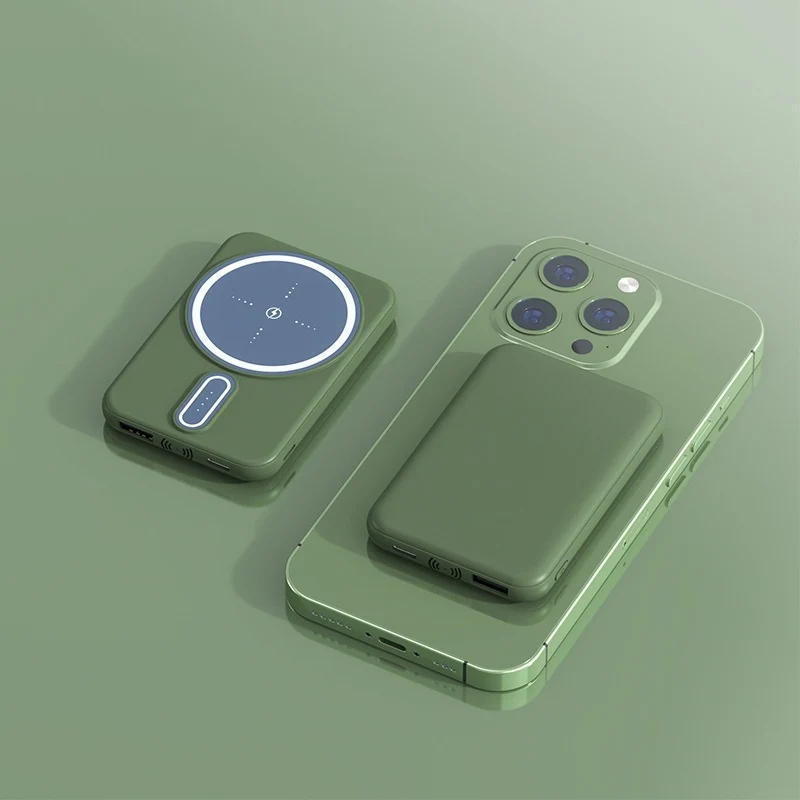 Tragbare Induktions-Powerbank mit Smart-Funktion Skanto