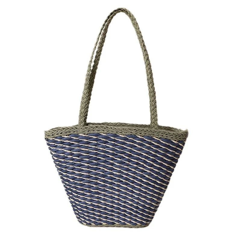 Geflochtene Strandtasche mit breiten, stabilen Griffen Skanto