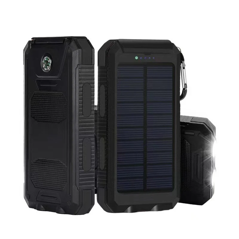 Solar-Ladegerät mit integriertem Kompass und LED-Taschenlampe Skanto