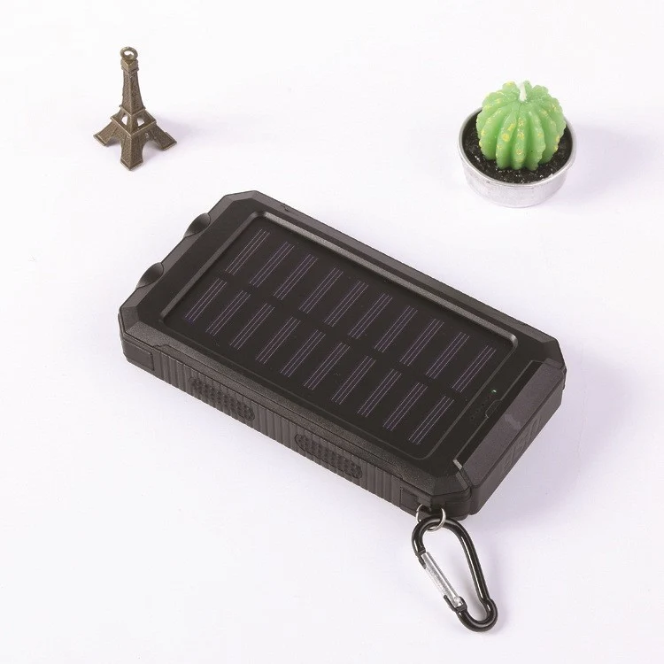Solar-Ladegerät mit integriertem Kompass und LED-Taschenlampe Skanto
