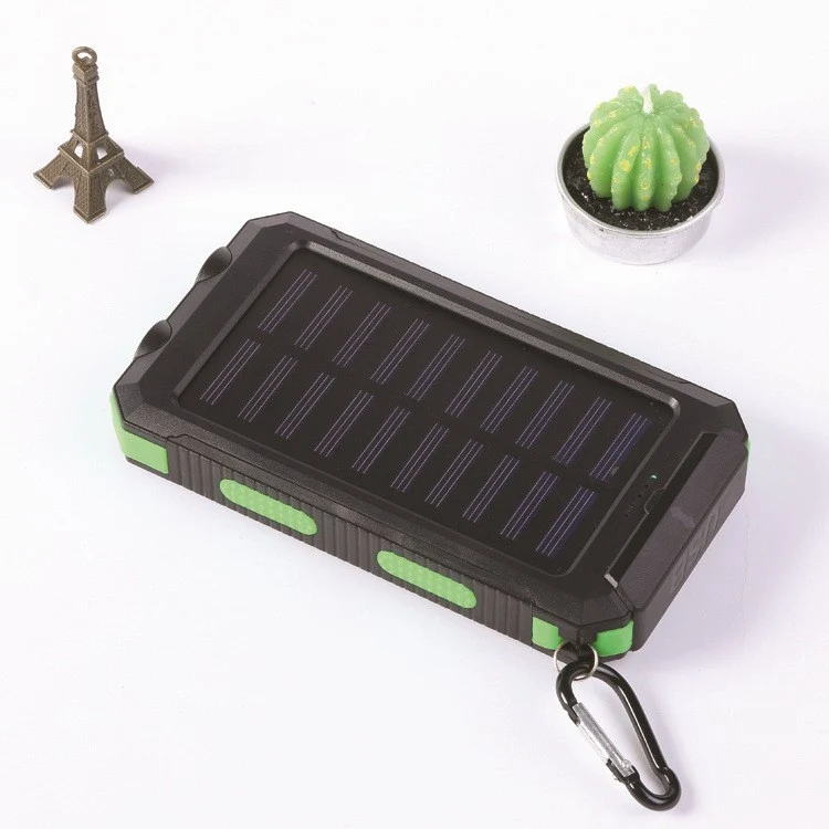 Solar-Ladegerät mit integriertem Kompass und LED-Taschenlampe Skanto