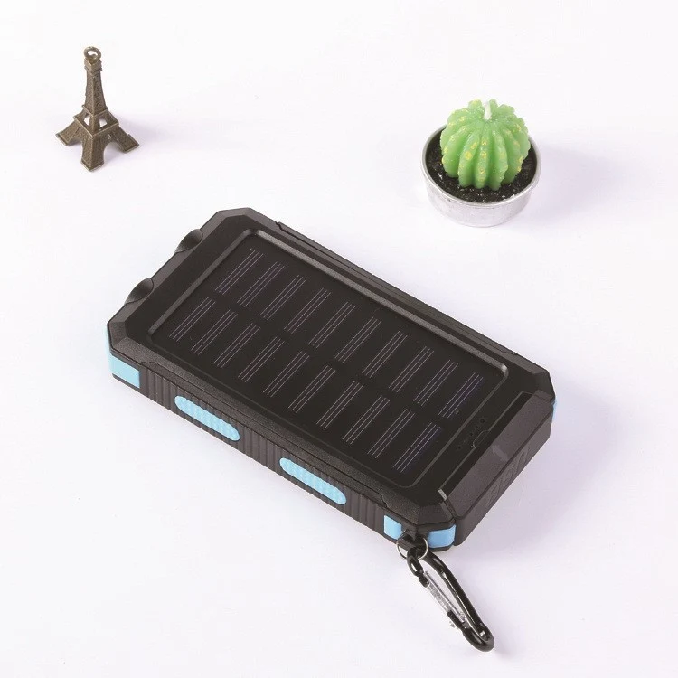 Solar-Ladegerät mit integriertem Kompass und LED-Taschenlampe Skanto