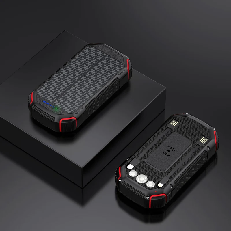 Robuste und tragbare Solar-Ladegerät Powerbank Skanto