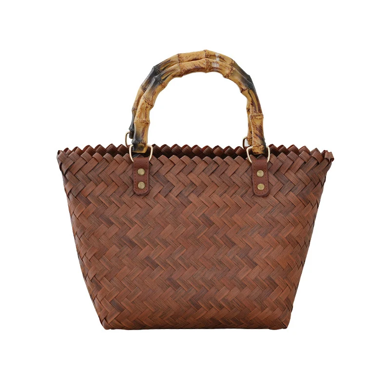 Gewebte Bast-Handtasche Skanto