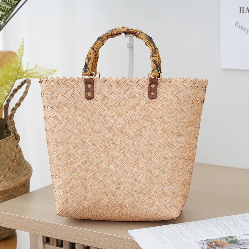 Gewebte Bast-Handtasche Skanto
